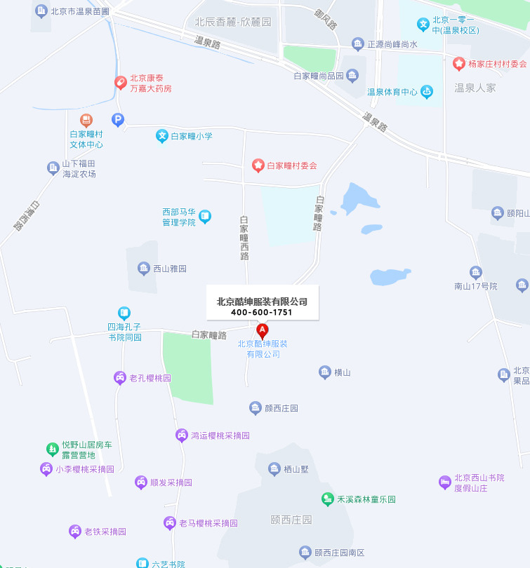 北京酷绅服装有限公司地图