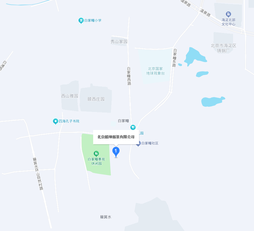 北京酷绅服装有限公司地图
